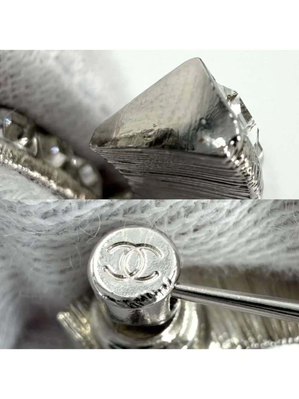 CHANEL name brooch